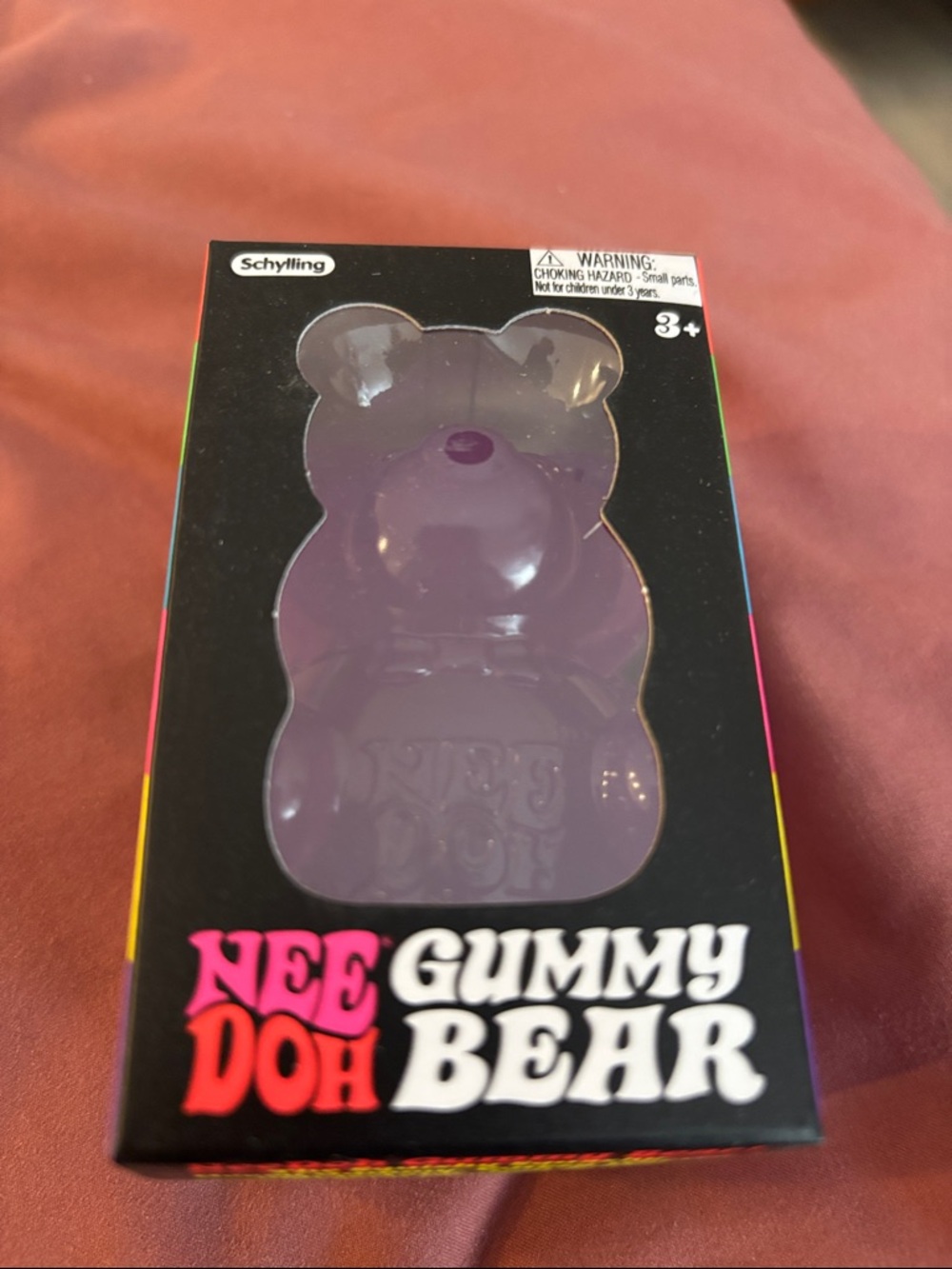 Nee Doh Gummy Bear Kids Toy - Purple